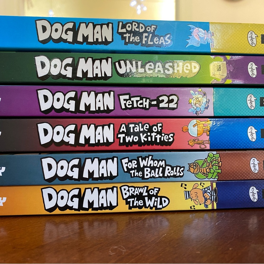 Six barely used- Dogman graphic novels